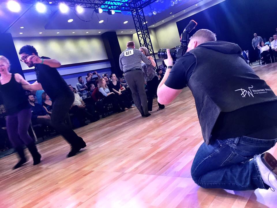 Brad Wheland showing off the "get as low as you can" technique for getting the perfect shot.&nbsp;Photo: Brad Whelan &nbsp;